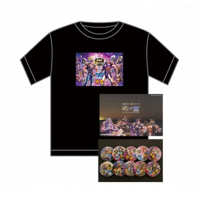 岡垣町×北斗の拳 LEGENDS ReVIVEコラボ 3点セット(Tシャツ:Mサイズ)