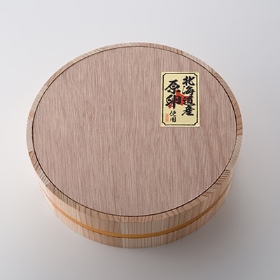 「食品添加物不使用」極み無着色明太子　檜樽入り(600g)【岡垣町】