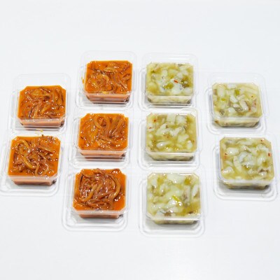 【発送月固定定期便】たこわさ100g×5個・いか塩辛100g×5個(岡垣町)全6回
