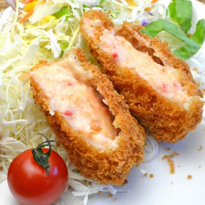 【発送月固定定期便】お魚やさんが作る!!かにクリームコロッケ 大12個セット(岡垣町)全4回