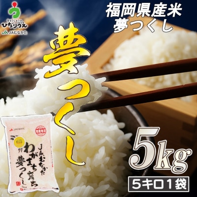 JAよりお届け!福岡県ブランド米「夢つくし」5kg(岡垣町)