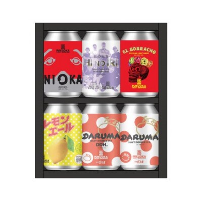 コラボビール(6種)株式会社東雲堂/だるまラーメン/糸島レモン/Far Yeast /エルボラーチョ