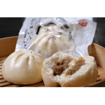 武遊のこぶし(らー麦肉まん)3個　ほっぺ(あまおう入りあんまん)3個(岡垣町)