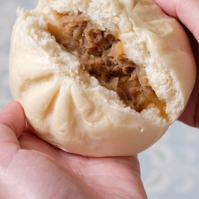 武遊のこぶし(らー麦肉まん)5個　ほっぺ(あまおう入りあんまん)5個(岡垣町)