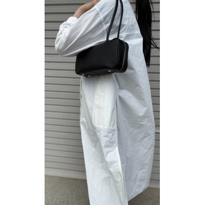 WZIP肩掛けボストンバッグ　黒