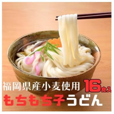 【毎月定期便】もちもち子うどん 16食入り×全12回