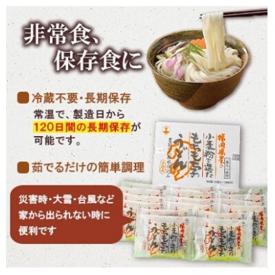 【毎月定期便】もちもち子うどん 16食入り×全12回