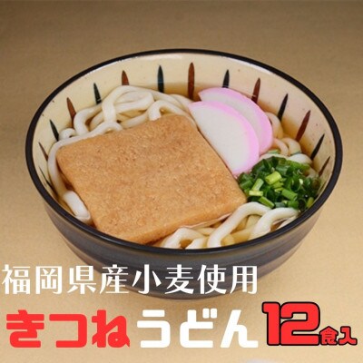 【毎月定期便】きつねうどん 12食入り×全6回