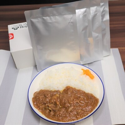 創業64年　焼肉・もつ鍋heijoya～平壌屋～の贅沢な特製和牛カレー4個セット
