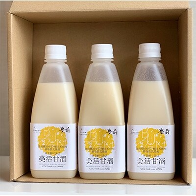 美活甘酒　500g×3本