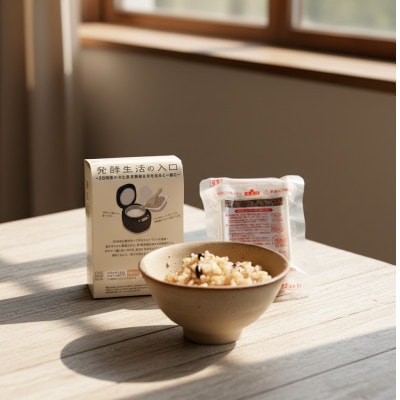 発酵生活の入口～3日間寝かせた発芽発酵玄米を白米と一緒に～ 2食入り