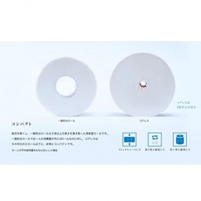 【細穴タイプ】コアレスS(シングル)130M 6ロール×4パック