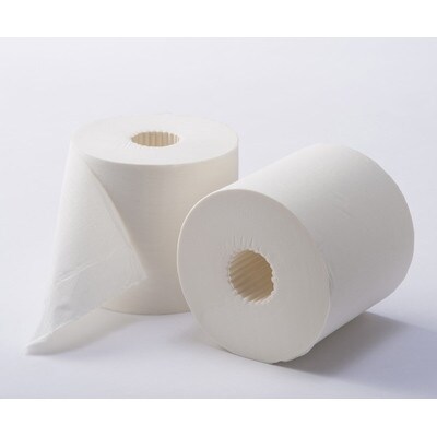 【毎月定期便】エコワンタッチコアレス W(ダブル) 65M　6ロール×8パック全6回