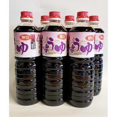 福岡の味　甘口醤油1ケース(1L×6本)