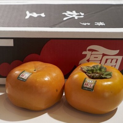 秋王(あきおう)　柿　約3kg箱(8-12玉)(豊前市)