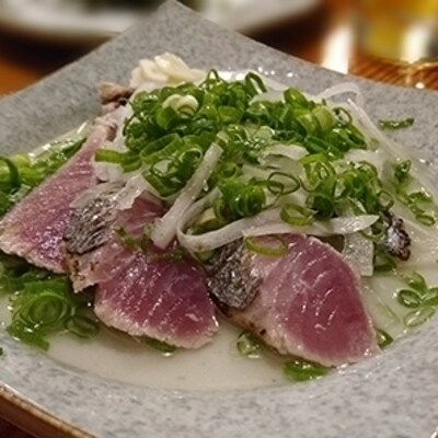 老舗魚屋大将が厳選!本格カツオの藁焼きタタキセット(600g) 26-040