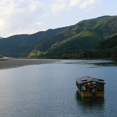 四万十川観光遊覧船【貸切ペア乗船券】26-128