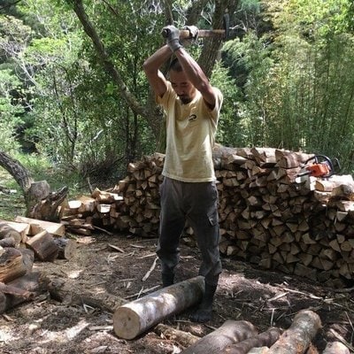 四万十市産　山の恵みセット【黒炭雑3kg&木酢液1リットル】26-204