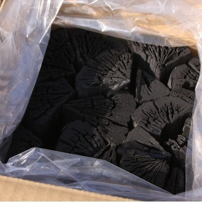 四万十市産　黒炭10kg【雑/箱×2箱】26-205