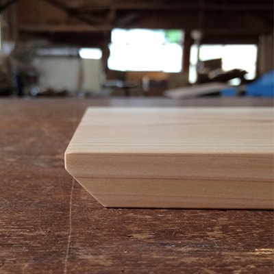 四万十ひのきのカッティングボード 【1枚板・まな板】26-032