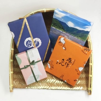 藤家さんのおすすめ銘菓詰合せ (泰作さん 一條公 四万十川 焼鮎もなか) 25-196