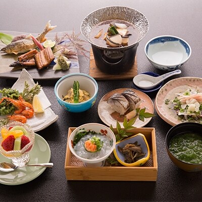 老舗料亭吾妻「四万十川懐石コース」お食事券1名様分 R5-673