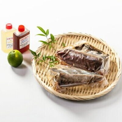 【年内配送】老舗鮮魚問屋が厳選した本格カツオ藁焼きタタキセット(400g) 25-034N