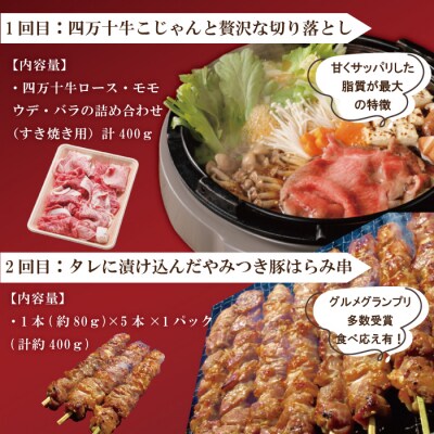 【6回定期便】牛・豚・鶏が月替わりで届く!肉づくし定期便 25