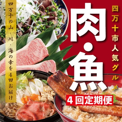 【4ヵ月連続定期便】四万十市人気魚介&お肉返礼品 26