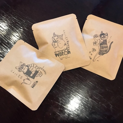 【喫茶ウオッチ】ふわふわしっとりこだわりの卵使用シフォンケーキとドリップパックのセット