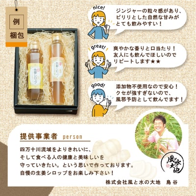 ジンジャーシロップ辛口・甘口 26-708