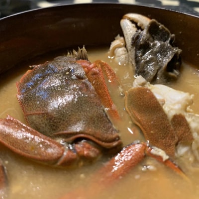 濃厚な旨み!清流四万十川・天然モクズガニ 約1kg(大小混合) R7