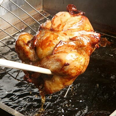 【ちきん館】和風ローストチキン元祖たれ味まるっぽ鶏Lサイズ