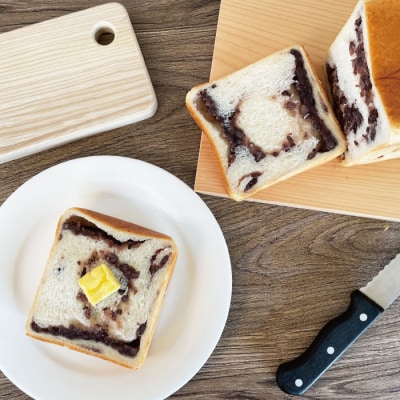 大人気!リピーター続々・パンのピノキオ特製　あん食パン2本セット