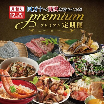 【12回定期便】四万十の贅沢を詰め込んだ プレミアム定期便 2025-590