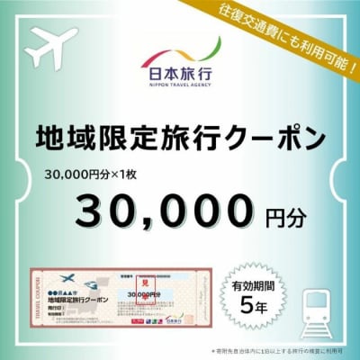 【高知県四万十市】日本旅行 地域限定旅行クーポン 30,000円分