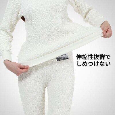 ひだまり エベレストX 婦人丸首インナー【カラー:ダークブラック/サイズ:L】26