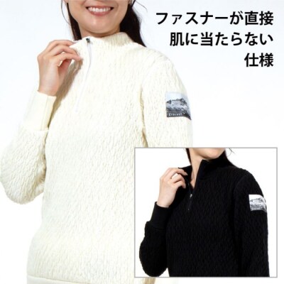 ひだまり エベレストX 婦人ハイネックインナー【カラー:ダークブラック/サイズ:LL】