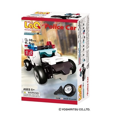 LaQ クリスタル400×2+ハマクロンコンストラクターミニパトカー