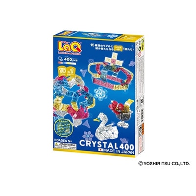 LaQ クリスタル400×2+スイートコレクションミニピンク