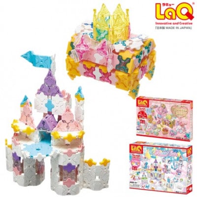 LaQ SCトゥインクルキャッスル プラスチックコンテナver.+プリンセスジュエリー