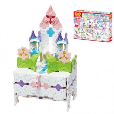 LaQ SCトゥインクルキャッスル プラスチックコンテナver.+プリンセスジュエリー