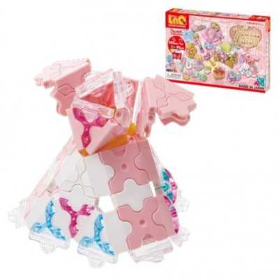 LaQ SCトゥインクルキャッスル プラスチックコンテナver.+プリンセスジュエリー