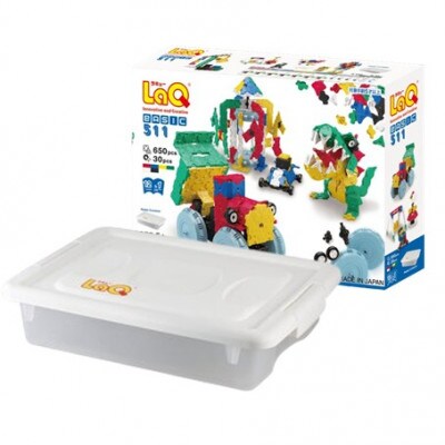 LaQ ベーシック 511 プラスチックコンテナver.