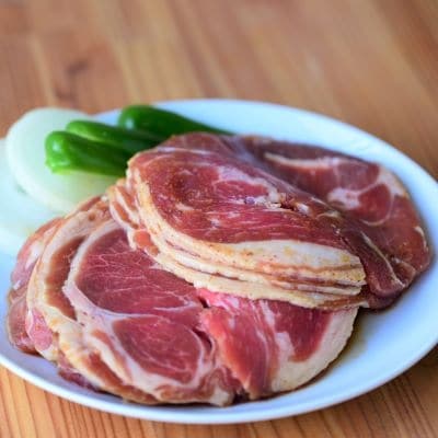 かじたの特製 味付けラムジンギスカン(420gx3P)[11-815]
