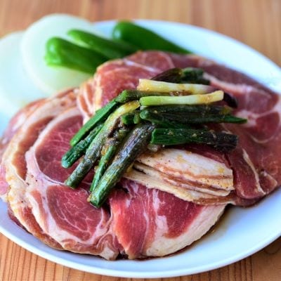 かじたの特製 行者ニンニク入り味付けラムジンギスカン(440gx3P)[11-811]