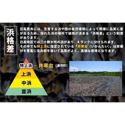 井寒台産　お徳用日高昆布(300g×2)と二等根昆布(200g×2)[34-1010]