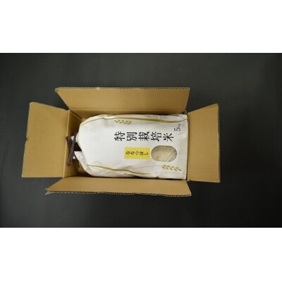 浦河の特別栽培米「ななつぼし」精米(5kg×1袋)[37-1065]