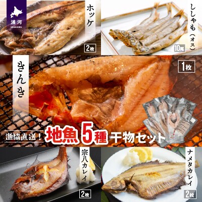 漁協直送!地魚5種の干物セット [02-1101]