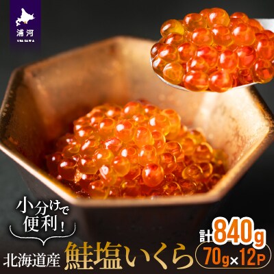 小分けで便利!鮭塩いくら(70g×12)[02-1062]